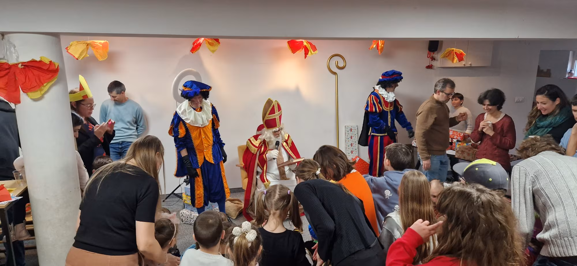 sinterklaas op bezoek
